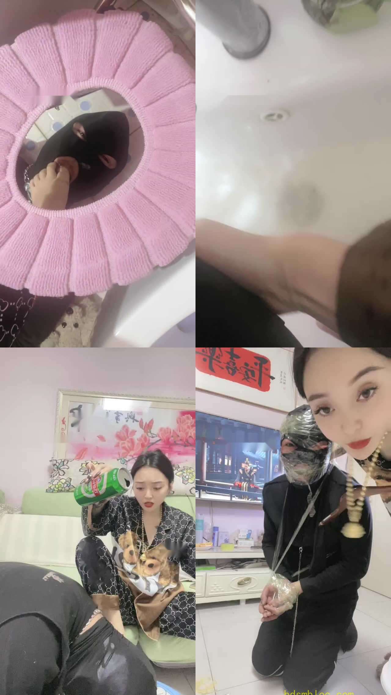 【小月牙】训练厕奴-踩踏/头压马桶/口水吐脸/赏赐圣水/胶带裹脸 【小月牙】训练厕奴-踩踏/头压马桶/口水吐脸/赏赐圣水/胶带裹脸