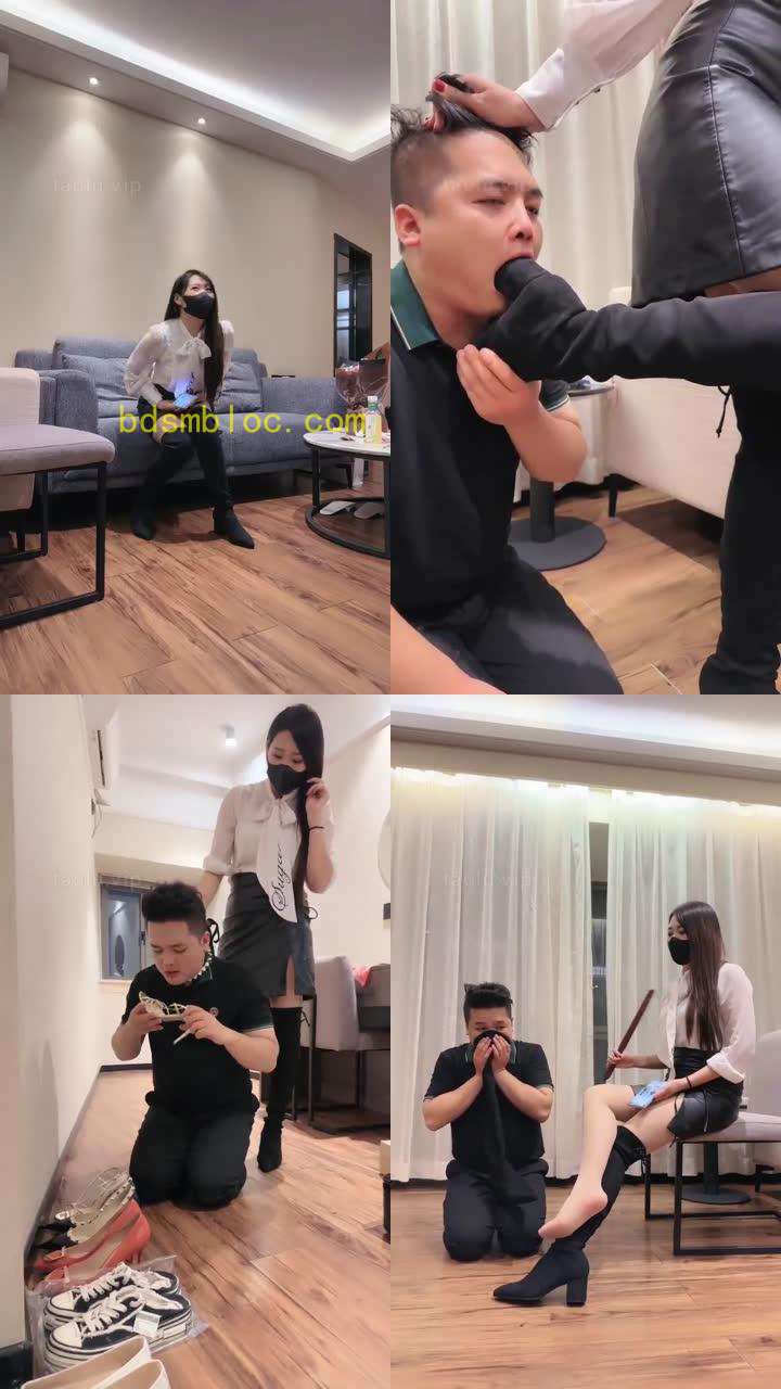 【若依】靴子肉丝爆虐色狼